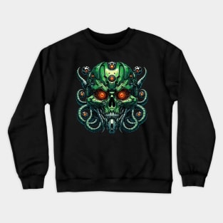 Biomech Cthulhu Overlord S01 D59 Crewneck Sweatshirt